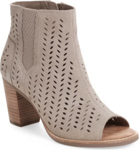 rashon | Tom's Majorca Perforated Suede Booties